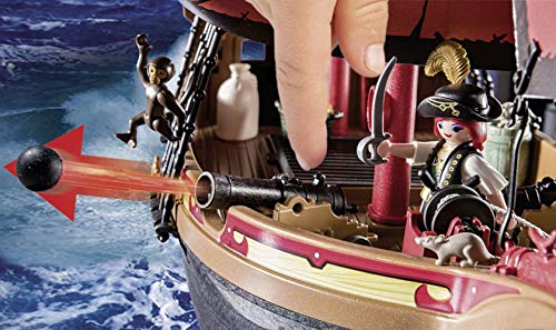 PLAYMOBIL Pirates 70411 Totenkopf-Kampfschiff, Ab 5 Jahren [Exklusiv bei Amazon] – Ansicht 5