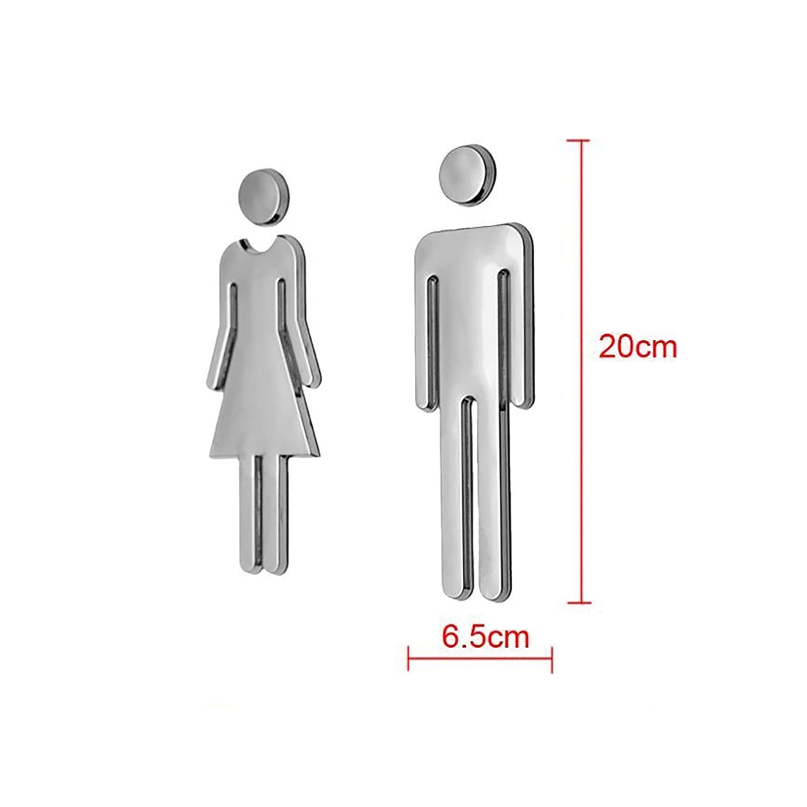 12 Adesivi Divieto Pipì Per WC - Φ12.7cm, Vinile Resistente, Interno/Esterno - Foto 13