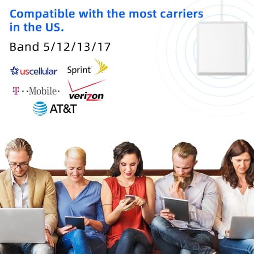 Image of Cell Phone Booster for Home & Multi-Room,Up to 7,500 sq ft,Cell Phone Signal Booster for Band 5 /12 /13 /17,Boost 5G 4G Data for All U.S. Carriers FCC Approved