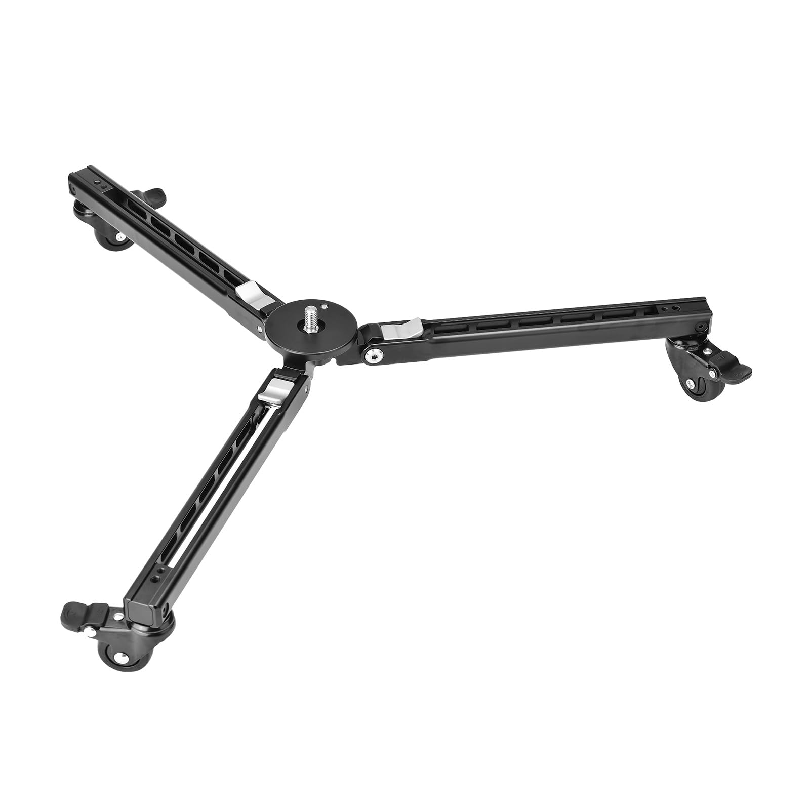 SUNWAY T1A20R Monopod Dolly with Rubber Wheels, 110.2 lb / 50 kg Load Capacity for Dynamic Shooting, Live Stream &amp; Outdoor Vlog