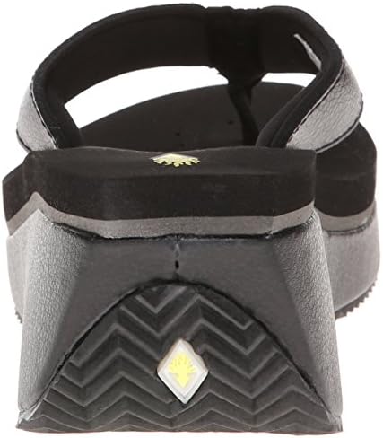 VOLATILE Women's Frappachino Thong Sandal,Black,7 M | Image 2