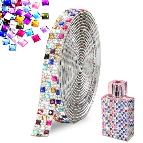 Cinta de cristal de colores mixtos autoadhesiva que decora sin usar pegamentos sucios