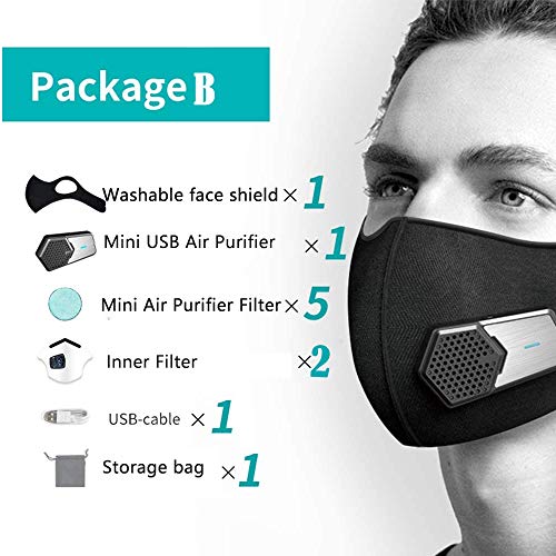 Ruishenger DATANG1603 Personal Wearable Air Purifiers Maskes,Portable Mini Air Purifier,Cycling,Running,Mountaineering,Outdoor Sports,Tourism thumb #4