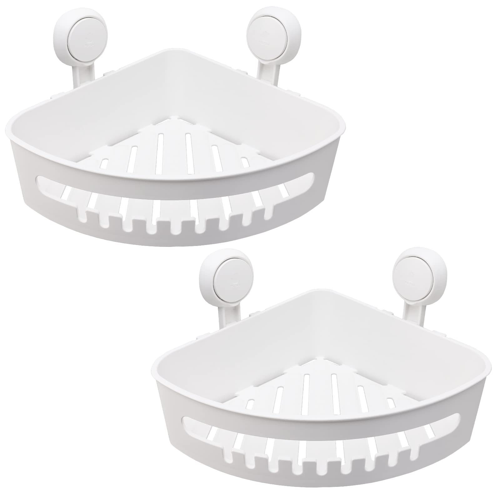 Sponsored Ad – Shower Corner Shelves 2 Pack Corner Shower Caddy Suction Bathroom Shelf Small Bathroom Storage Triangle Shelf for Shampoo Conditioner Plastic Kitchen Accessories for Kitchen Drill-Free, White