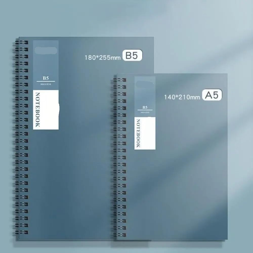 Cahier à spirale de conception à double bobine 5 pièces