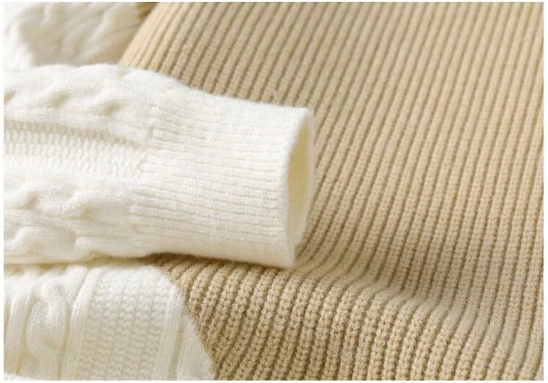 Men's Winter Thick Round Neck Sweater Loose Casual Knit