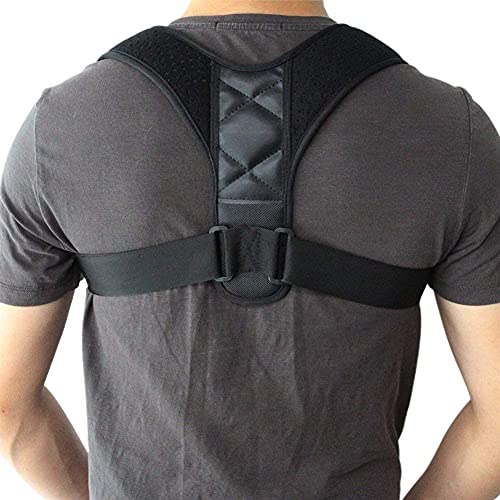 Correcteur de posture haut de gamme transparent réglable taille XL