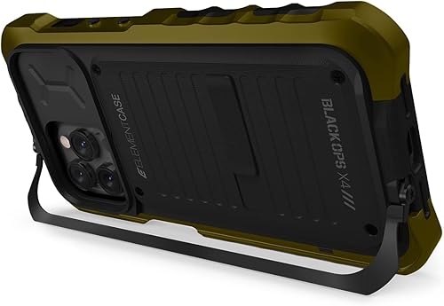 Miniatura 6 de Element Case Black Ops - Funda para iPhone 13 Pro Max, agresivamente resistente, táctica y a prueba de golpes con cartera/tarjetero y soporte