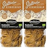 BioGourmet Bandnudeln mit Südtiroler Schüttelbrot g.g.A. | Herzhaft-aromatische Eiernudeln mit...