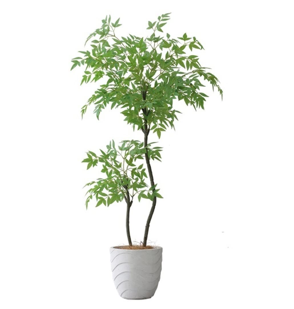 CVdrtyED Artificial Tree Plant Artificial Plant Tree Green Simulation Bonsai Interior Decoration For Home Office Bedroom Garden Decor(145cm)