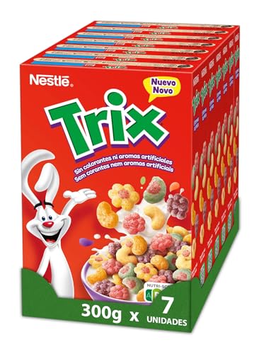 Trix Nestlé Cereales integrales, 7 paquetes de 300 g