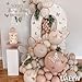 Boho Dusty Pink Balloon Arch Garland Kit 135Pcs Neutral Pink White Sand Ivory Nude Balloons for Girls Baby Shower Birthday Wedding Gender Reveal Party Decorations