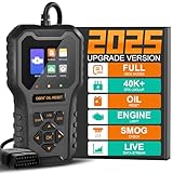 Vehpow OBD2 Scanner, Professional Code Readers for Check Engine Light/Oil Light Reset, OBD 2 Scanner Diagnostic Tool, Fast and Accurate Scan Tools for Car 1996+, 2.8'' Color Screen