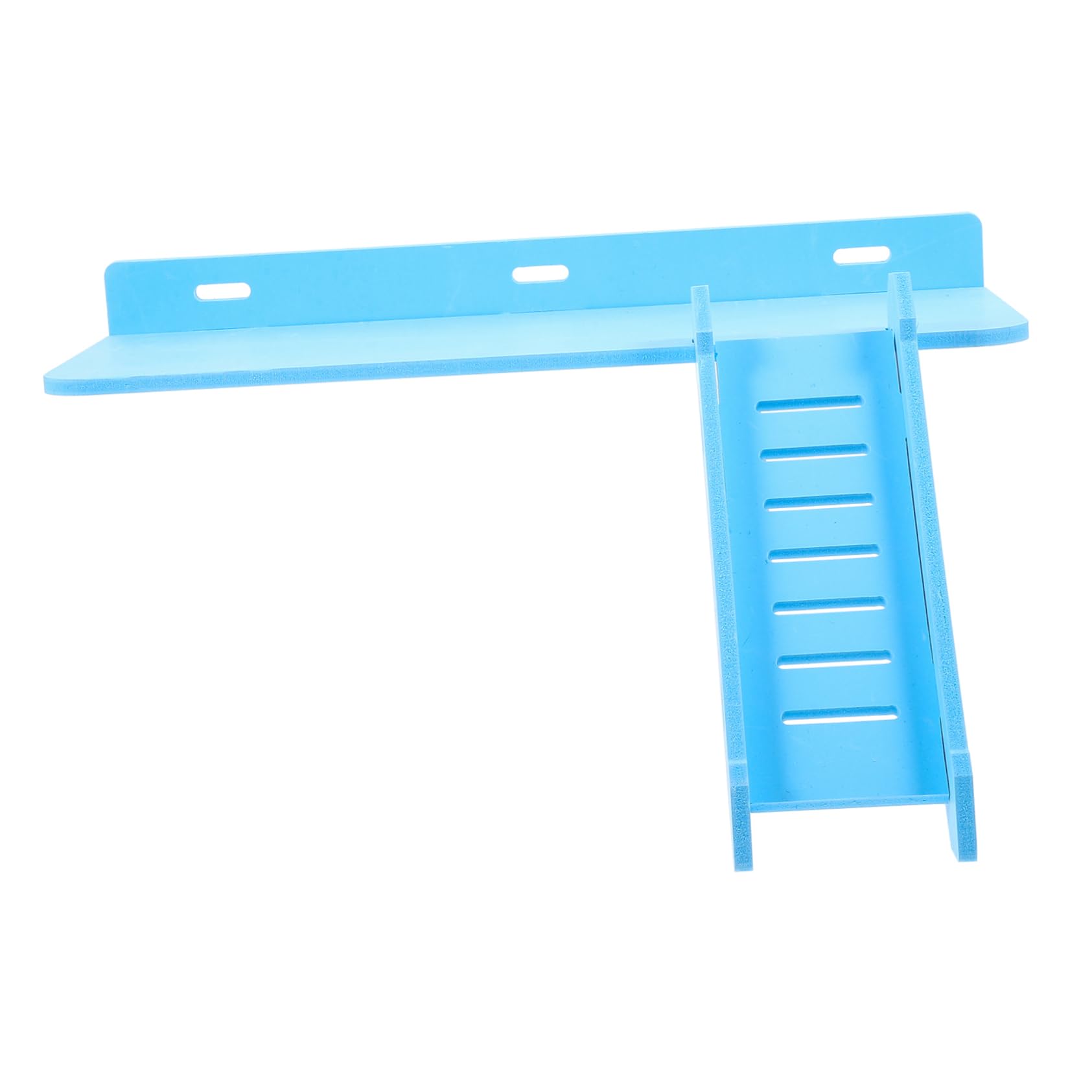 FONDOTIN Hamster Platform with Ladder Durable Pet Climbing for Cage Fun Exercise Playground Decoration for Hamsters and Other Animals