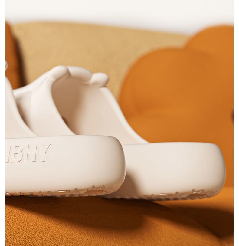 Cute Kawaii Multi Colored Polar Bear Pillow Slipper Cloud Slides Non-Slip Summer Slipper4