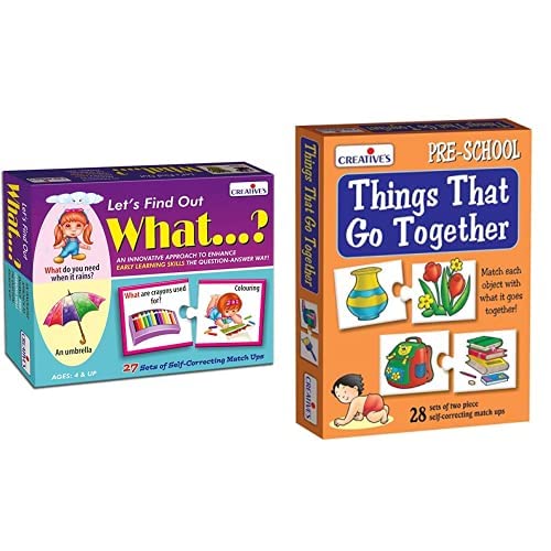 Image of Creative'S Let's Find Out What,Multi Color&Things That Go Together,Kid