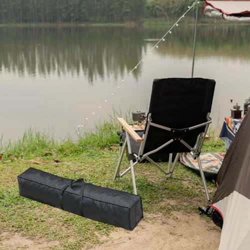 Yiju Large Travel Duffle Bag Water Resistant Rectangular Zippered Camping Sports Equipment Storage for Tent Pole Fishing Outdoor, 80cmx20cmx20cm4