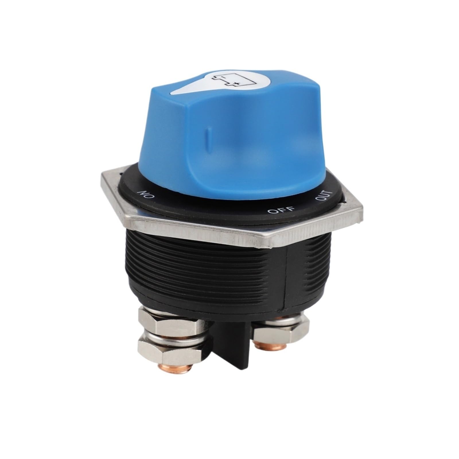 Interruptor de batería de coche, 50, 100, 200 y 300 A, azul, desconectador de batería, kit de interruptor de corte for RV, motocicleta, camión, barco(300A)