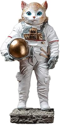 PHNAM Home Decoration Statue,Super CuteCat Statue,Used for Home Decoration,Resin Decoration Statue in Living Room Bedroom Office,Best Gift for Lover