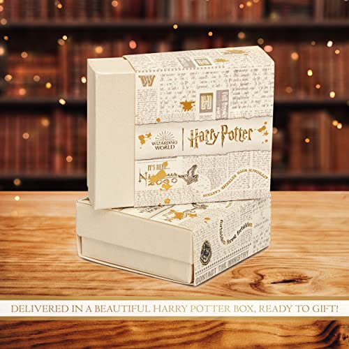 Harry Potter Jewelry - Hermione Time Travel Magical Hourglass Rotating Necklace, Time Turner, Gold Plated, 22" #TOP6