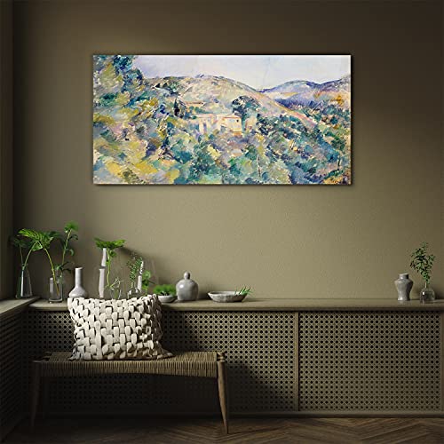 Tableau en verre 100x50cm pour remplacer les toiles ternes par un paysage montagne