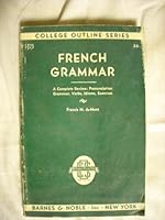An Outline of French Grammar B0007DULMC Book Cover