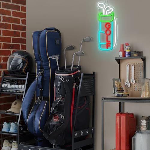 Image of Horseneon Golf Neon Sign for Wall Decor, Golf Neon Led Sign, Creative Neon Lights Signs with USB Powered for Golf Club, Backdrop Lights, Wall Hanging Decor