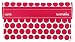 Lunchskins Reusable Velcro Snack Bag, Berry Dot