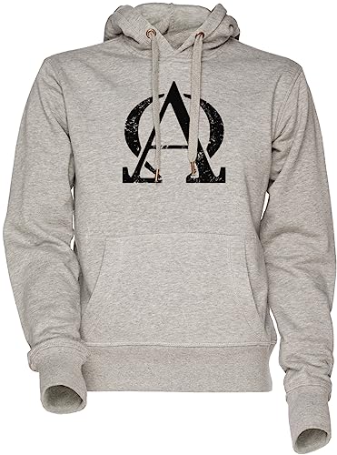 Sweat-shirt gris Alpha Legion hoodie sweat à capuche homme femme