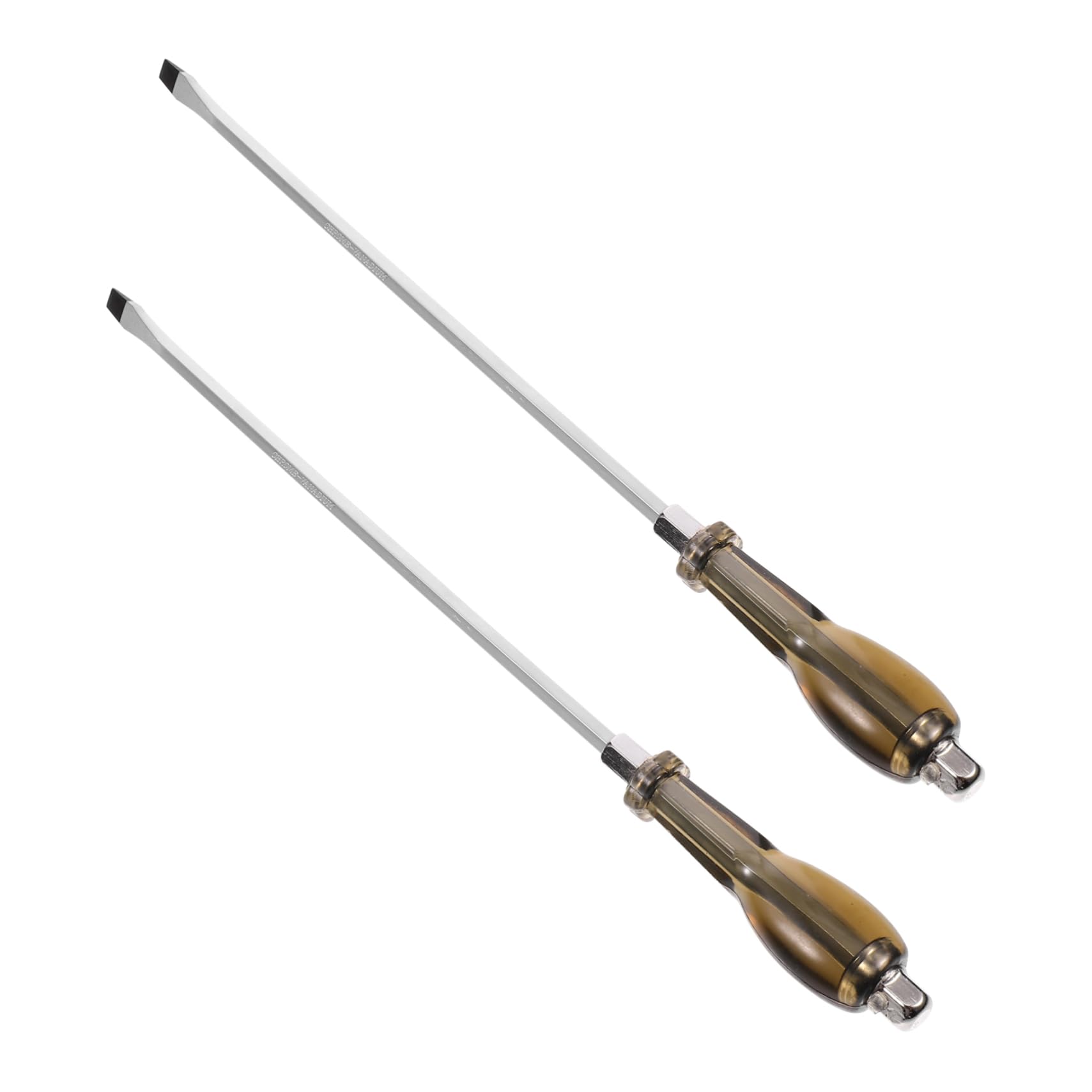 NUOBESTY 2 Set Cacciavite Magnetico Angolato Cacciavite A Cricchetto Cacciaviti Testa Piatta Avvitatore Di Famiglia Acciaio Cromo Vanadio Silver 2 Pezzi * 2