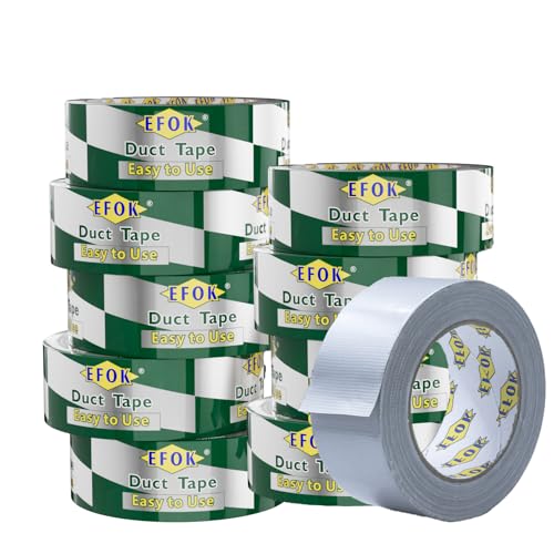 EFOK 10 Pack Heavy Duty Waterproof Duct Tape