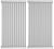 17 1/8 X 9 3/8" Grill Emitter Grates for Charbroil TRU-Infrared 2 Burner 463644220 463642316, G362-2100-W1 Replacement for Charbroil Parts 463632320 463675016 463245518 463675016P1 466642316 466642416