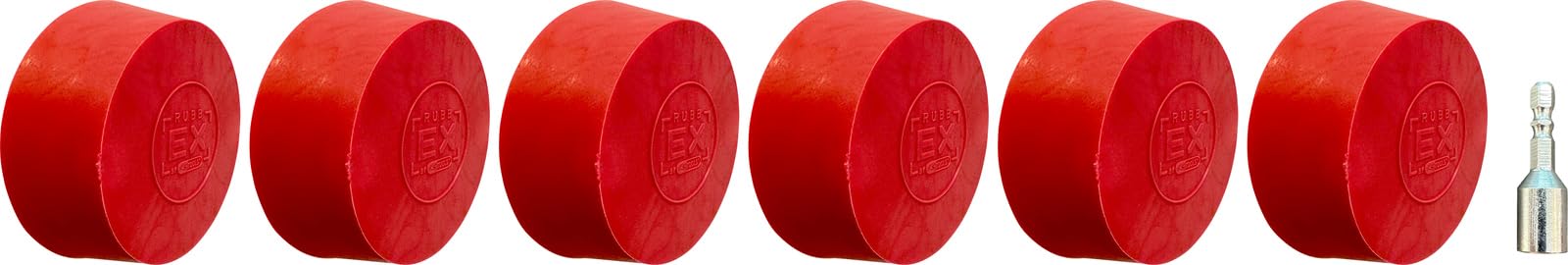 KS Tools 515.5476 Radierteller für Alufelgen, konisch, 6er Pack