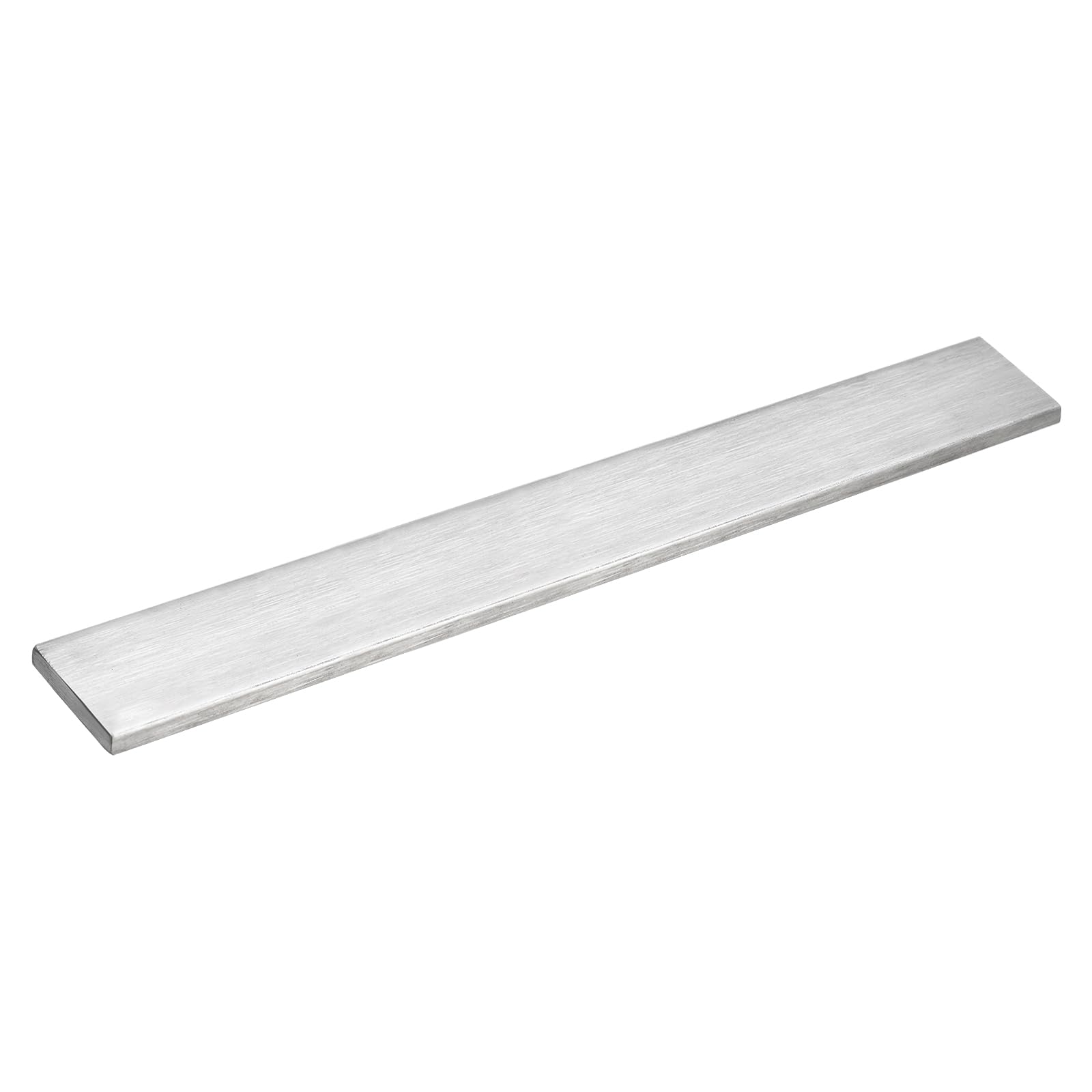 sourcing map Barre Plate en Acier Inoxydable 316L, Épaisseur de 1/8" (3mm), Largeur de 1 9/16" (40mm), Longueur de 12" (300mm), Finition Brossée, Pour La Fabrication de Bricolage en Cuisine