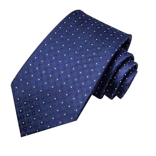 Image of Dubulle Mens Paisley Floral Silk Tie for Men Striped Necktie and Pocket Square Cufflinks Set Wedding Business