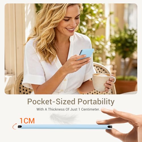 Image of CoBak Magnetic Case for XTEINK X4, Ultra-Lightweight Protective Cover for Xteink X4 E-Reader, Secure Magnetic Attachment(Sky Blue)