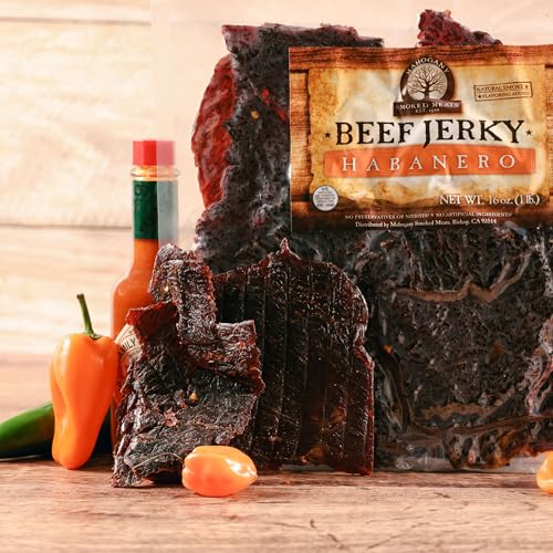 Mahogany Smoked Meats: Habanero Beef Jerky - 16oz