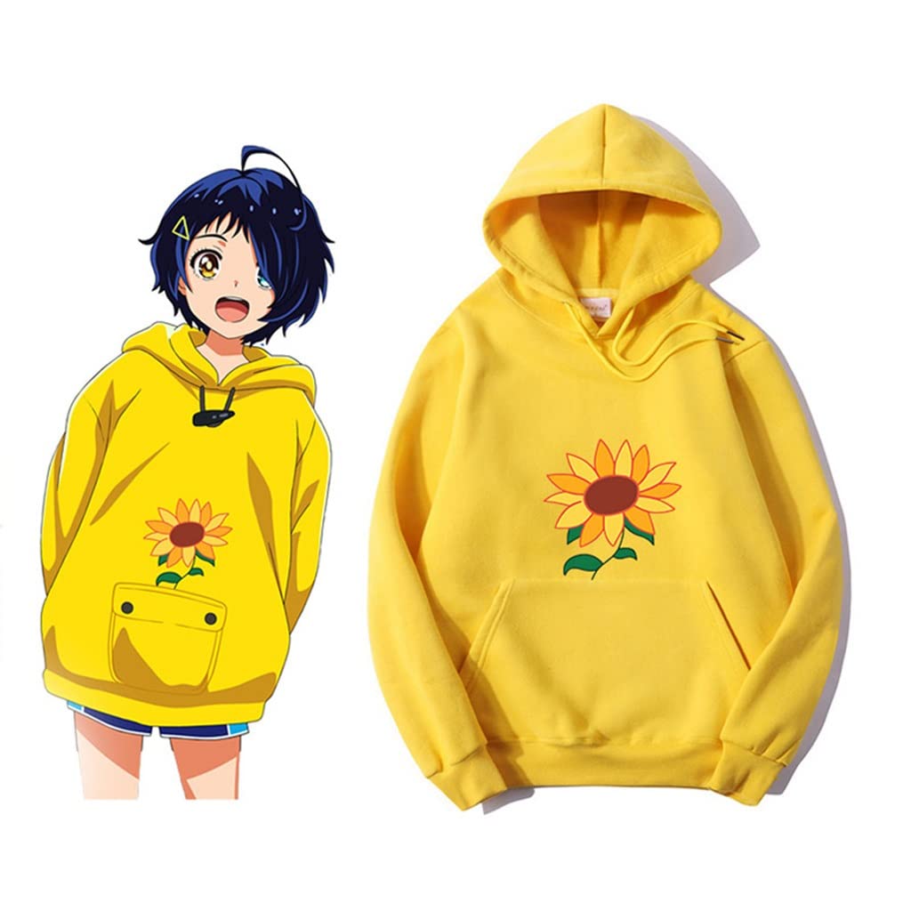 Amazon.co.jp: N/A プリント女性の黄色いパーカーの男性の特大
