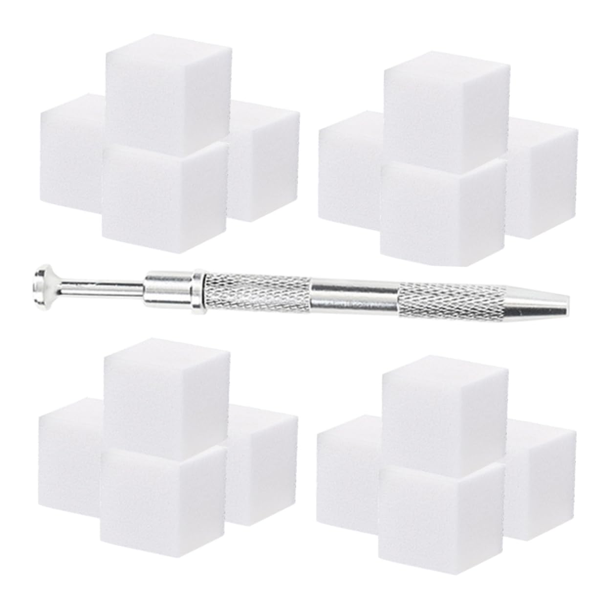5sets Nail Art Sponges for Fading Multi- Gradation Sponge Gripper for Manicure Cubes for Easy Nail Design