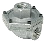 Parker 0R25VB Die Cast Aluminum Quick Exhaust Valve with Fluorocarbon Static Seal, 1/4' NPTF Inlet x 1/4' NPTF Cylinder x 1/4' NPTF Exhaust, 90 scfm Flow, 3 - 150 psi