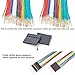 Kidisoii Dupont 2.54mm Wire Male to Female Dupont Connector and 22AWG Pre-Crimped Cable, Single Row 1/2/3/4/5/6/7/8/9/10P JST Connector with Length of 10/30/50/100cm Dupont Wire (2Pcs MF 7P-30CM)