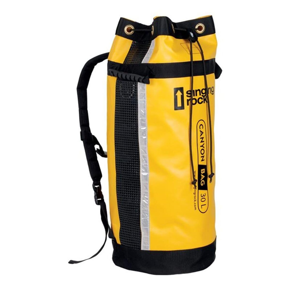 Singing Rock Canyon Dry Bag Backpack, 30L, Yellow