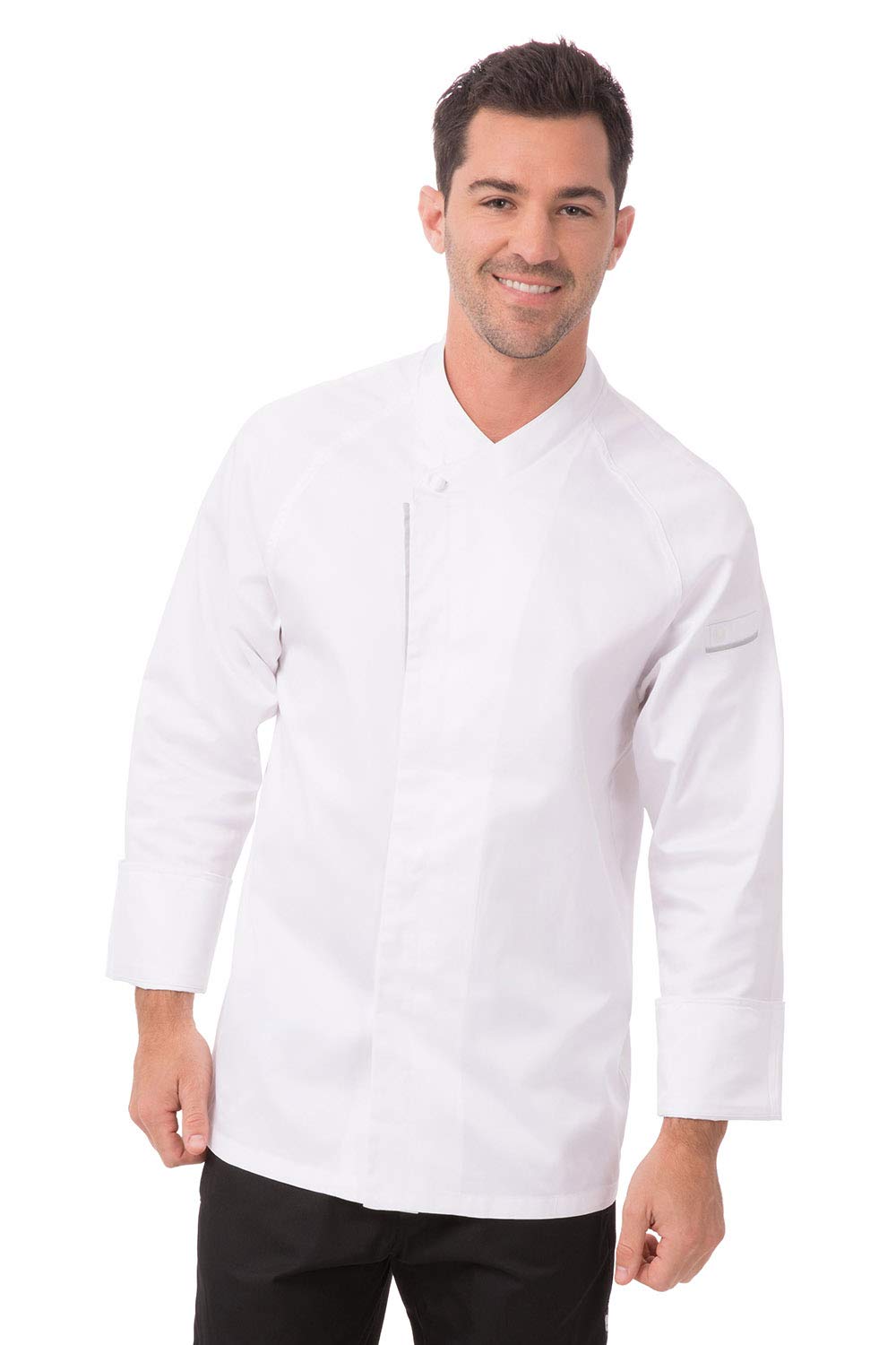 Chef Works Custom Mens Trieste Premium Cotton Chef Coat White