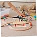 HOMOBABE 1Set Train Platform Educational DIY Plaything Accessory for Sturdy Lightweight Design for Creative Play Scenes