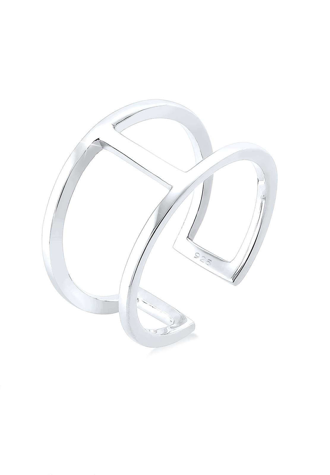 Elli Women's Ring Geo Minimal Trend in 925 Sterling Silver