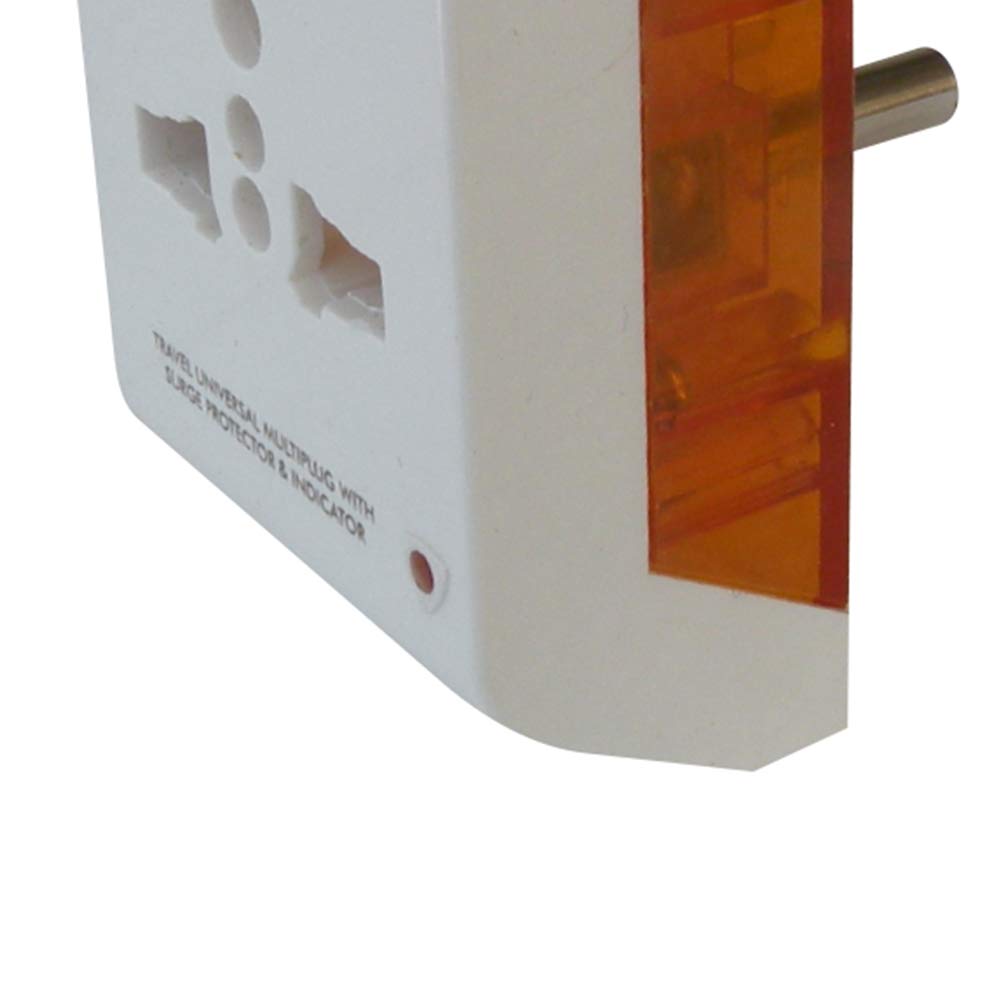 MX Universal 3-Pin Multi-Plug Socket with Surge and Spike Protector Polycarbonate Moulding 5 AMP Connector, Pack of 2 (*MX-3216A-02) — Amazon image 3