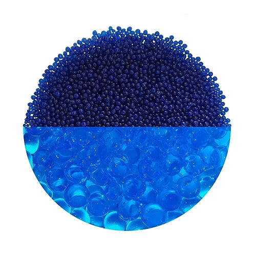 trendfinding 100 g de gránulos Deco Azules retenedores de Agua, granulometría 3,5-4 mm, decoración para Flores y Plantas, 10 litros, Muy económico, Uso versátil