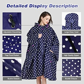 Impermeabile Leggero Lively Life | Poncho Pioggia Reusable Per Uomo E Donna