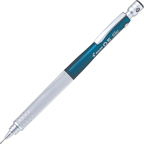 Pilot Lápiz mecánico S10, cuerpo verde transparente, plomo de 0.020 in (HPS-1SR-TG5)