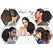 SEGO Moño Postizo [Afro Drawstring Ponytail] Rizado Pelo Sintético Como Pelo Natural...